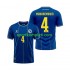 Bosna i Hercegovina Muškarci Domaći Nogometni Dres Tarik Muharemovic 4 World Cup 2026 Kratki Rukavi