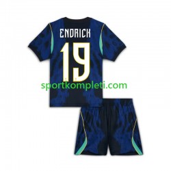 Brazil Djeca Gostujući Nogometni Dres Endrick 19 World Cup 2026 Kratki Rukavi