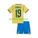 Brazil Djeca Domaći Nogometni Dres Endrick 19 World Cup 2026 Kratki Rukavi