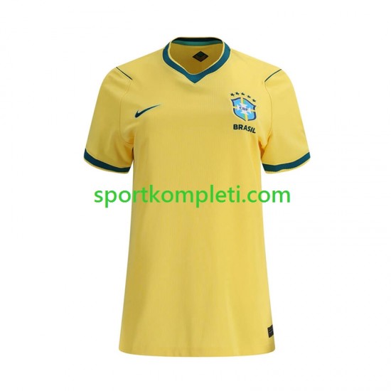 Brazil Žene Domaći Nogometni Dres World Cup 2026 Kratki Rukavi
