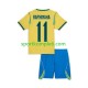 Brazil Djeca Domaći Nogometni Dres Raphinha 11 World Cup 2026 Kratki Rukavi