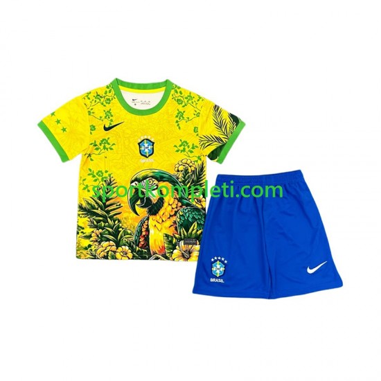 Brazil Special Djeca Domaći Nogometni Dres 2026 Kratki Rukavi