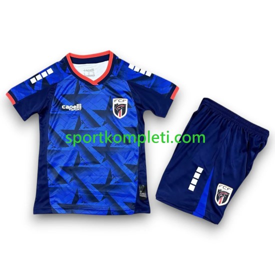 Djeca Domaći Nogometni Dres Cape Verde World Cup 2026 Kratki Rukavi