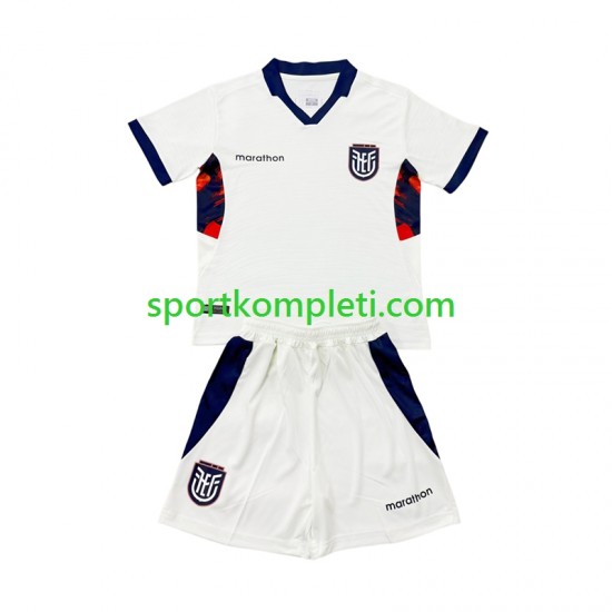 Ekvador Djeca Treći Nogometni Dres World Cup 2026 Kratki Rukavi