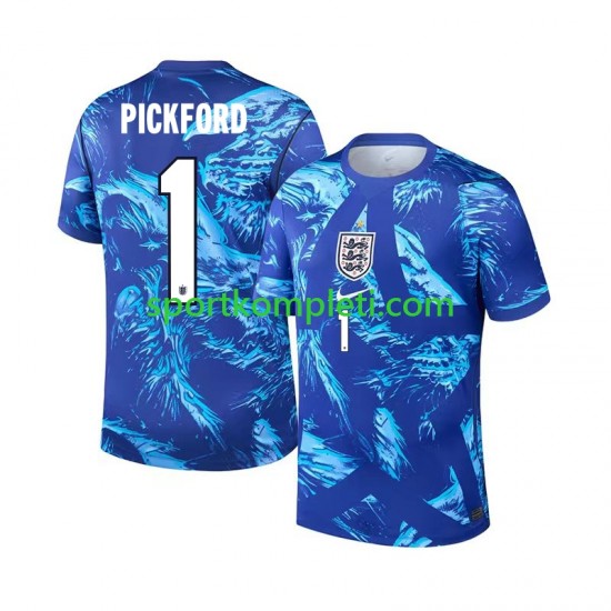Engleska Vratar Muškarci Treći Nogometni Dres Jordan Pickford 1 World Cup 2026 Kratki Rukavi