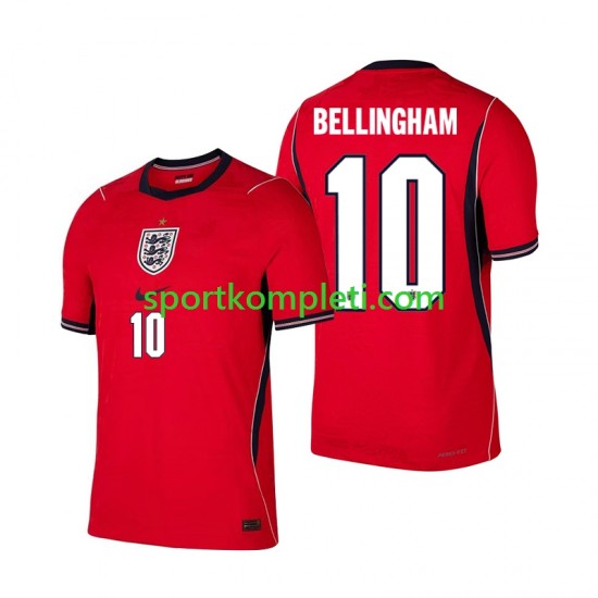 Engleska Muškarci Gostujući Nogometni Dres Jude Bellingham 10 World Cup 2026 Kratki Rukavi