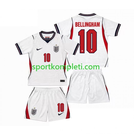 Engleska Djeca Domaći Nogometni Dres Jude Bellingham 10 World Cup 2026 Kratki Rukavi
