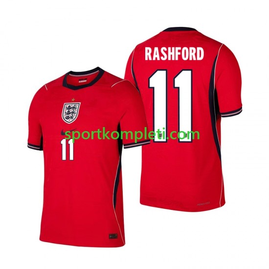 Engleska Muškarci Gostujući Nogometni Dres Marcus Rashford 11 World Cup 2026 Kratki Rukavi