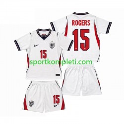 Engleska Djeca Domaći Nogometni Dres Morgan Rogers 15 World Cup 2026 Kratki Rukavi