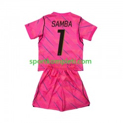 Francuska Vratar Djeca Gostujući Nogometni Dres Brice Samba 1 World Cup 2026 Kratki Rukavi
