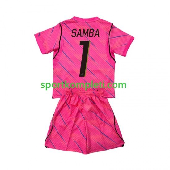 Francuska Vratar Djeca Gostujući Nogometni Dres Brice Samba 1 World Cup 2026 Kratki Rukavi