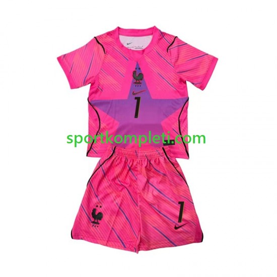 Francuska Vratar Djeca Gostujući Nogometni Dres Brice Samba 1 World Cup 2026 Kratki Rukavi