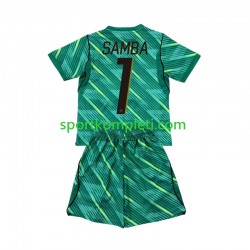 Francuska Vratar Djeca Treći Nogometni Dres Brice Samba 1 World Cup 2026 Kratki Rukavi