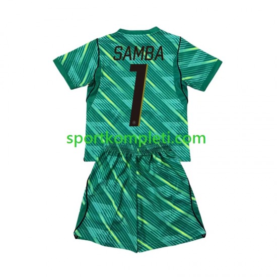 Francuska Vratar Djeca Treći Nogometni Dres Brice Samba 1 World Cup 2026 Kratki Rukavi