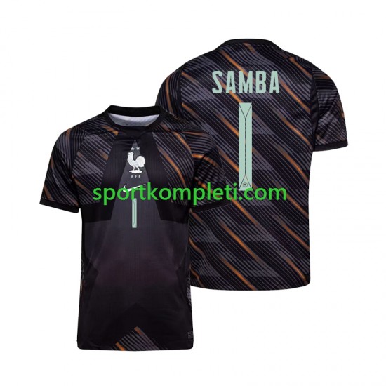 Francuska Vratar Muškarci Domaći Nogometni Dres Brice Samba 1 World Cup 2026 Kratki Rukavi
