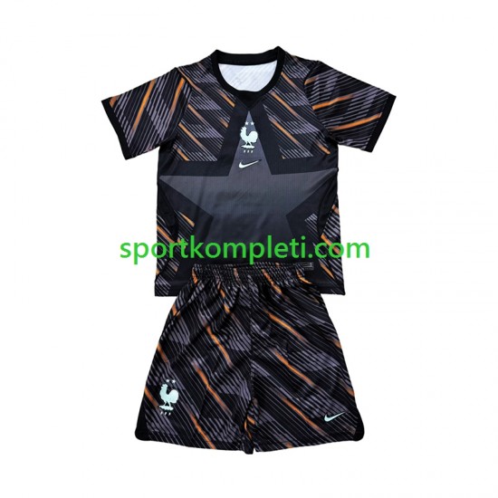 Francuska Vratar Djeca Domaći Nogometni Dres World Cup 2026 Kratki Rukavi