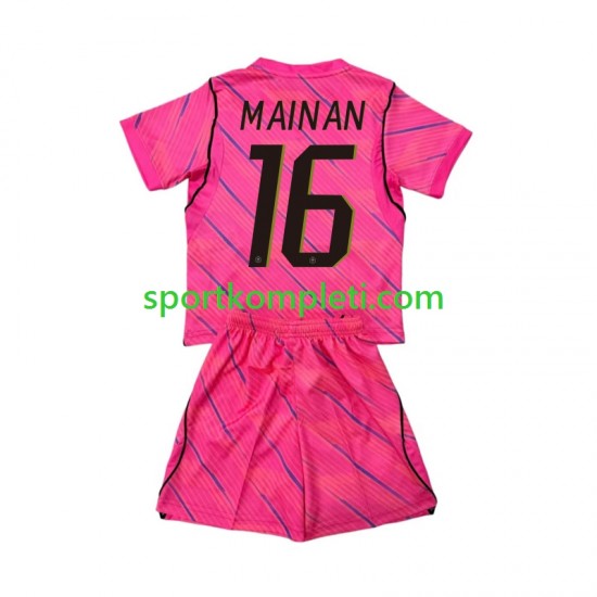 Francuska Vratar Djeca Gostujući Nogometni Dres Mike Maignan 16 World Cup 2026 Kratki Rukavi
