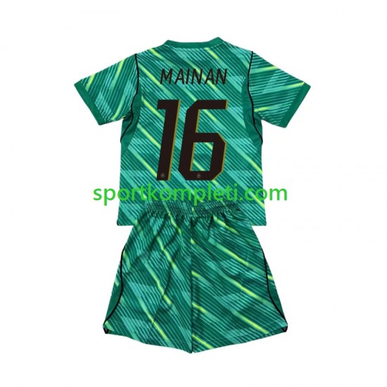 Francuska Vratar Djeca Treći Nogometni Dres Mike Maignan 16 World Cup 2026 Kratki Rukavi