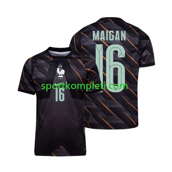 Francuska Vratar Muškarci Domaći Nogometni Dres Mike Maignan 16 World Cup 2026 Kratki Rukavi