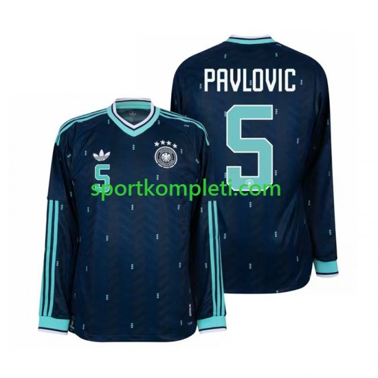Njemačka Muškarci Gostujući Nogometni Dres Aleksandar Pavlovic 5 World Cup 2026 Dugi Rukavi