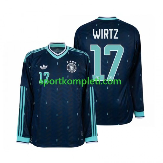 Njemačka Muškarci Gostujući Nogometni Dres Florian Wirtz 17 World Cup 2026 Dugi Rukavi