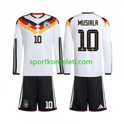 Njemačka Djeca Domaći Nogometni Dres Jamal Musiala 10 World Cup 2026 Dugi Rukavi