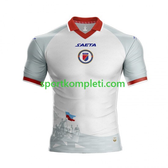 Muškarci Gostujući Nogometni Dres Haiti World Cup 2026 Kratki Rukavi