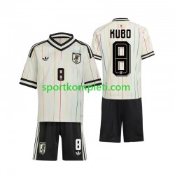 Japan Djeca Gostujući Nogometni Dres Kubo 8 World Cup 2026 Kratki Rukavi