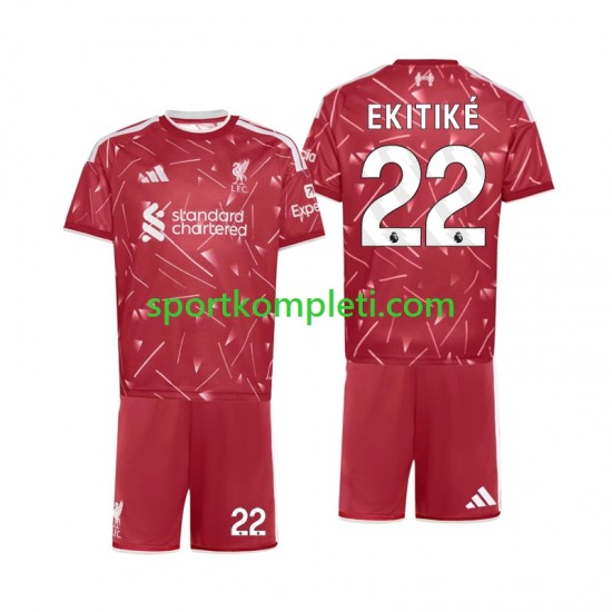 Liverpool Djeca Domaći Nogometni Dres Hugo Ekitike 22 2026-2027 Kratki Rukavi