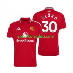 Manchester United Muškarci Domaći Nogometni Dres Benjamin Sesko 30 2026-2027 Kratki Rukavi