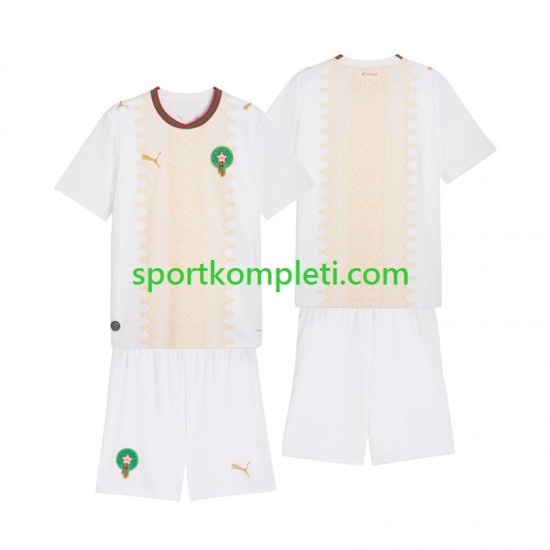 Maroko Djeca Gostujući Nogometni Dres 2026 Kratki Rukavi