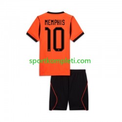 Nizozemska Djeca Domaći Nogometni Dres Memphis Depay 10 World Cup 2026 Kratki Rukavi