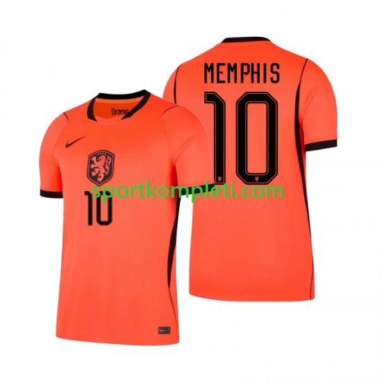 Nizozemska Muškarci Domaći Nogometni Dres Memphis Depay 10 World Cup 2026 Kratki Rukavi