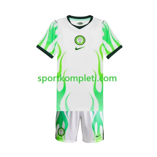 Nigerija Djeca Gostujući Nogometni Dres 2026 Kratki Rukavi