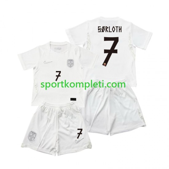 Norveška Djeca Treći Nogometni Dres Alexander Sorloth 7 World Cup 2026 Kratki Rukavi