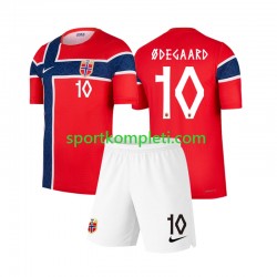 Norveška Djeca Domaći Nogometni Dres Martin Odegaard 10 World Cup 2026 Kratki Rukavi