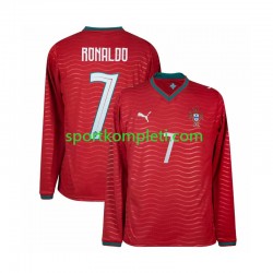 Portugal Muškarci Domaći Nogometni Dres Cristiano Ronaldo 7 World Cup 2026 Dugi Rukavi