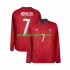 Portugal Muškarci Domaći Nogometni Dres Cristiano Ronaldo 7 World Cup 2026 Dugi Rukavi