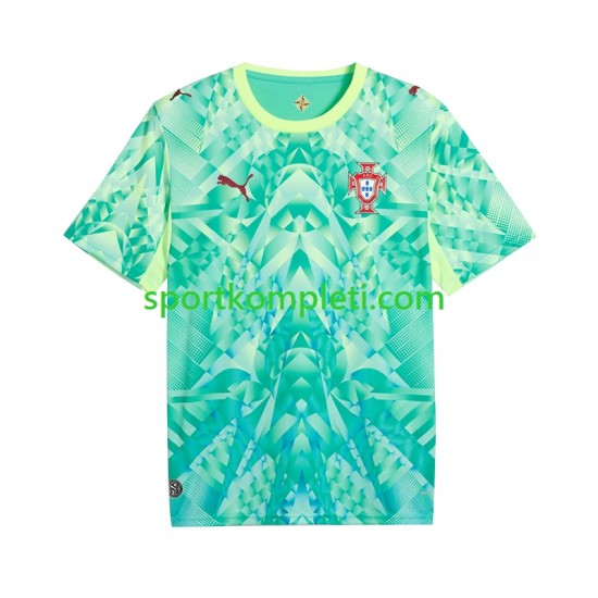 Portugal Vratar Muškarci Domaći Nogometni Dres World Cup 2026 Kratki Rukavi