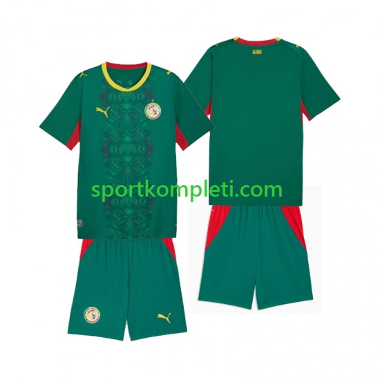 Senegal Djeca Gostujući Nogometni Dres 2026 2027 Kratki Rukavi