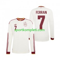 Španjolska Muškarci Gostujući Nogometni Dres Ferran Torres 7 World Cup 2026 Dugi Rukavi