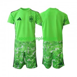 Španjolska Vratar Djeca Nogometni Dres 6th Green color World Cup 2026 Kratki Rukavi