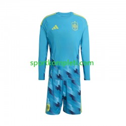 Španjolska Vratar Djeca Domaći Nogometni Dres World Cup 2026 Dugi Rukavi