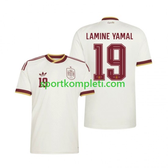 Španjolska Muškarci Gostujući Nogometni Dres Lamine Yamal 19 World Cup 2026 Kratki Rukavi