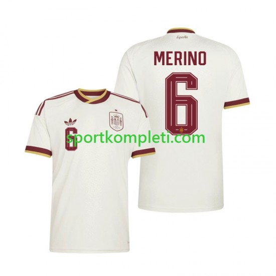 Španjolska Muškarci Gostujući Nogometni Dres Mikel Merino 6 World Cup 2026 Kratki Rukavi