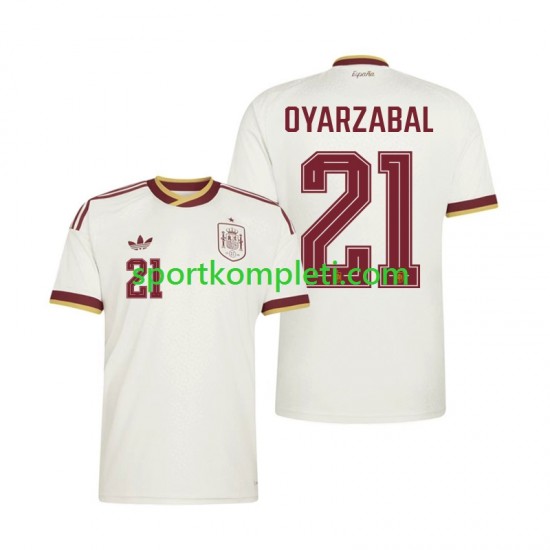 Španjolska Muškarci Gostujući Nogometni Dres Mikel Oyarzabal 21 World Cup 2026 Kratki Rukavi