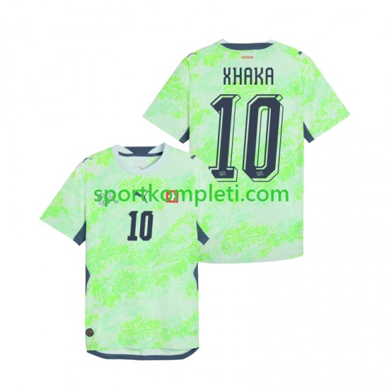 Švicarska Muškarci Gostujući Nogometni Dres Granit Xhaka 10 World Cup 2026 Kratki Rukavi