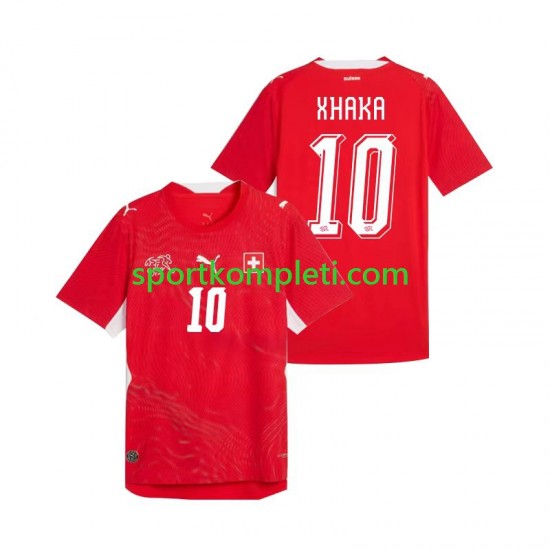Švicarska Muškarci Domaći Nogometni Dres Granit Xhaka 10 World Cup 2026 Kratki Rukavi