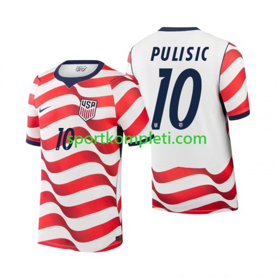 SAD Muškarci Domaći Nogometni Dres Christian Pulisic 10 World Cup 2026 Kratki Rukavi