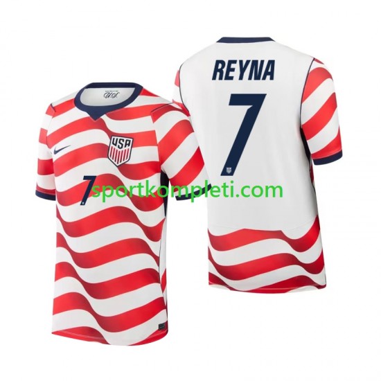 SAD Muškarci Domaći Nogometni Dres Giovanni Reyna 7 World Cup 2026 Kratki Rukavi